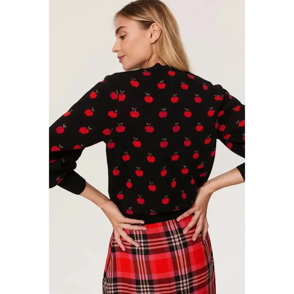 Kate Spade Apple Toss Sweater - Picture 4 of 13